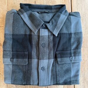 Classic Black and Gray Checkered Men's Shirt